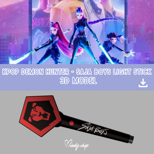 3D Model | Kpop Demon Hunters Light Stick SajaBoys