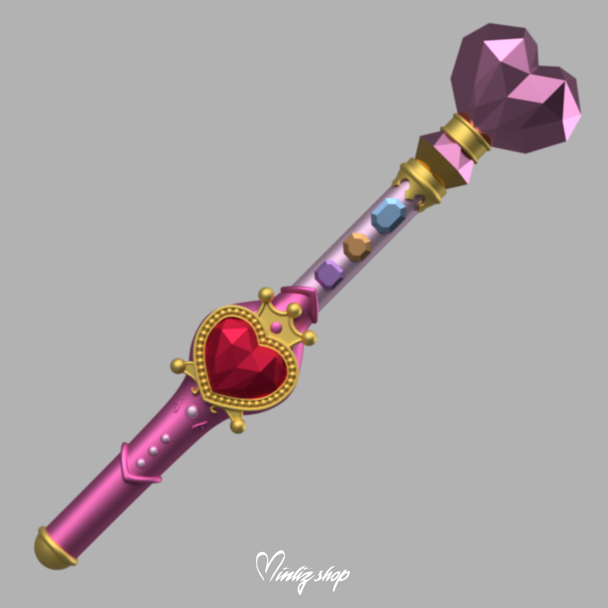 3D Model | Sugar Sugar Rune - Chocola Wand Anime version