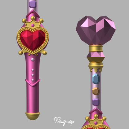 3D Model | Sugar Sugar Rune - Chocola Wand Anime version