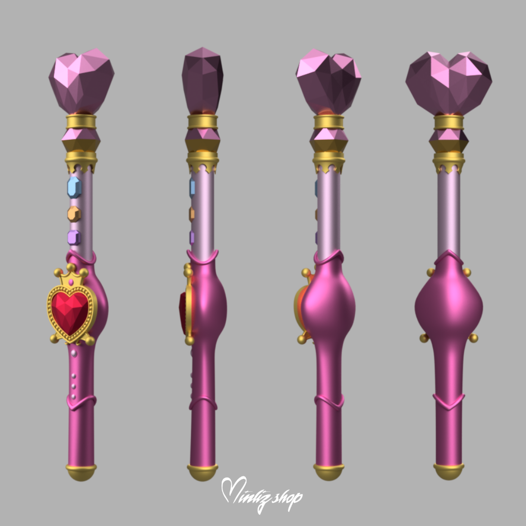3D Model | Sugar Sugar Rune - Chocola Wand Anime version