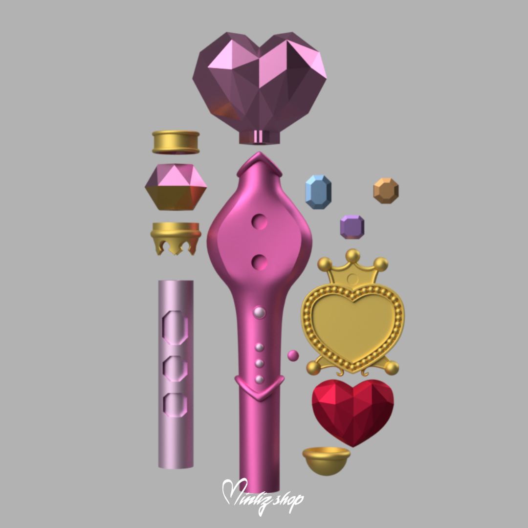 3D Model | Sugar Sugar Rune - Chocola Wand Anime version