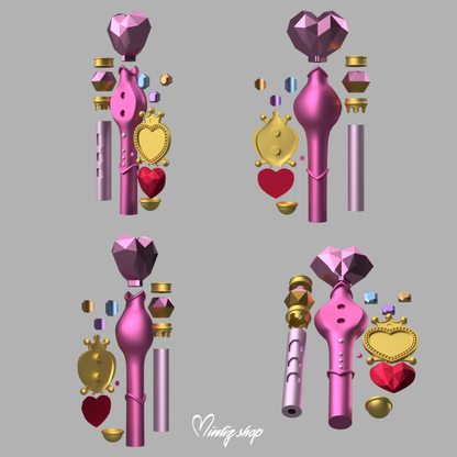3D Model | Sugar Sugar Rune - Chocola Wand Anime version