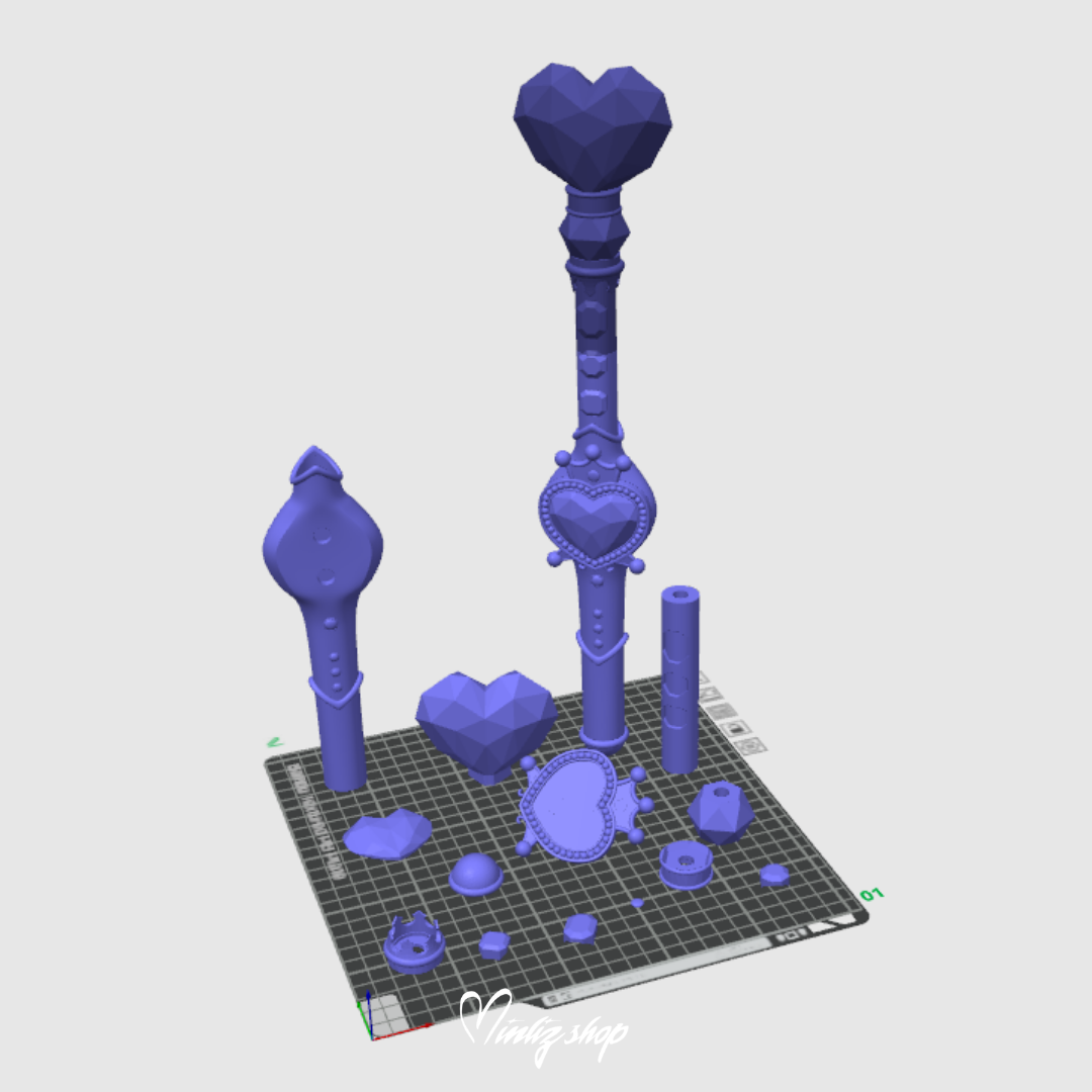 3D Model | Sugar Sugar Rune - Chocola Wand Anime version