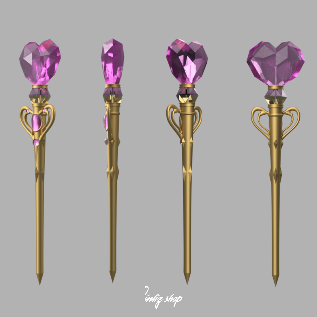 3D Model | Sugar Sugar Rune - Chocola Wand Manga vers