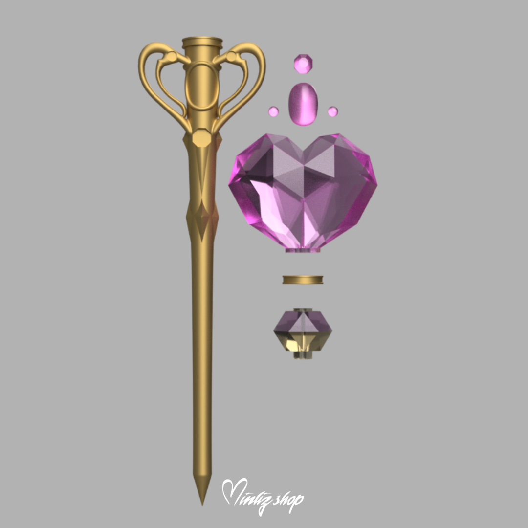 3D Model | Sugar Sugar Rune - Chocola Wand Manga vers