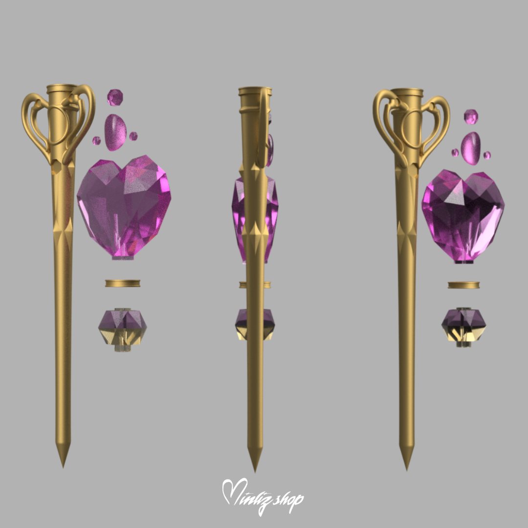 3D Model | Sugar Sugar Rune - Chocola Wand Manga vers