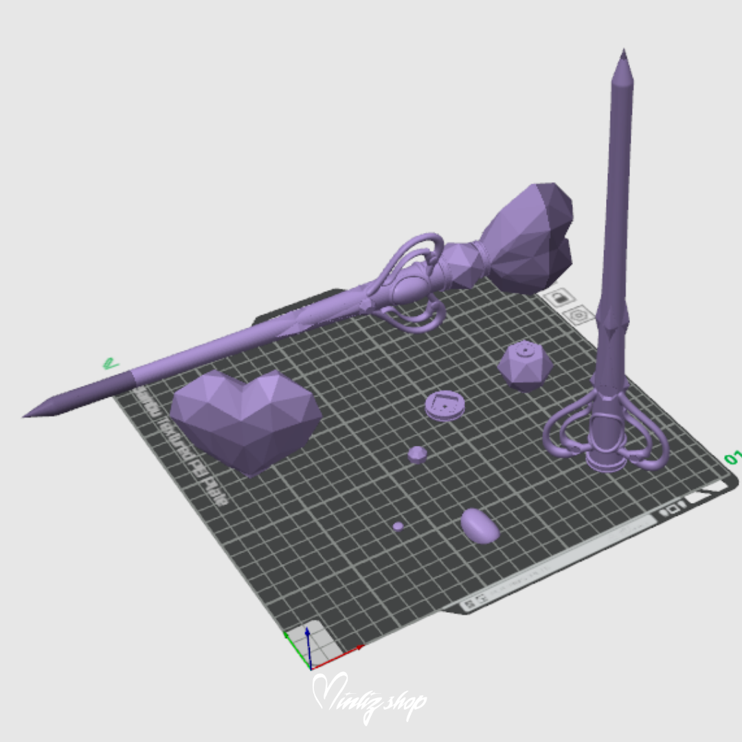 3D Model | Sugar Sugar Rune - Chocola Wand Manga vers