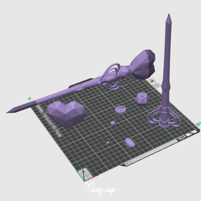 3D Model | Sugar Sugar Rune - Chocola Wand Manga vers