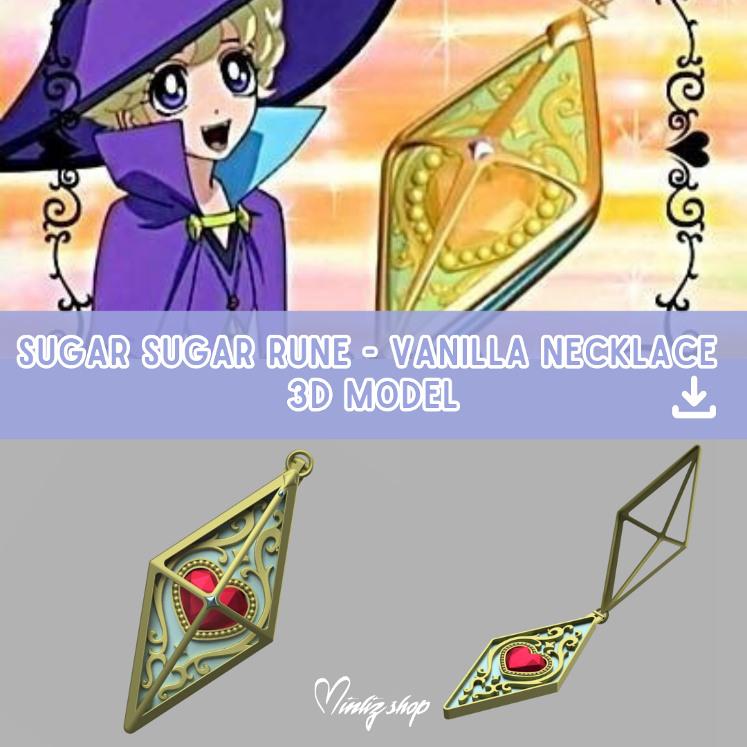 3D Model | Sugar Sugar Rune - Vanilla Necklace
