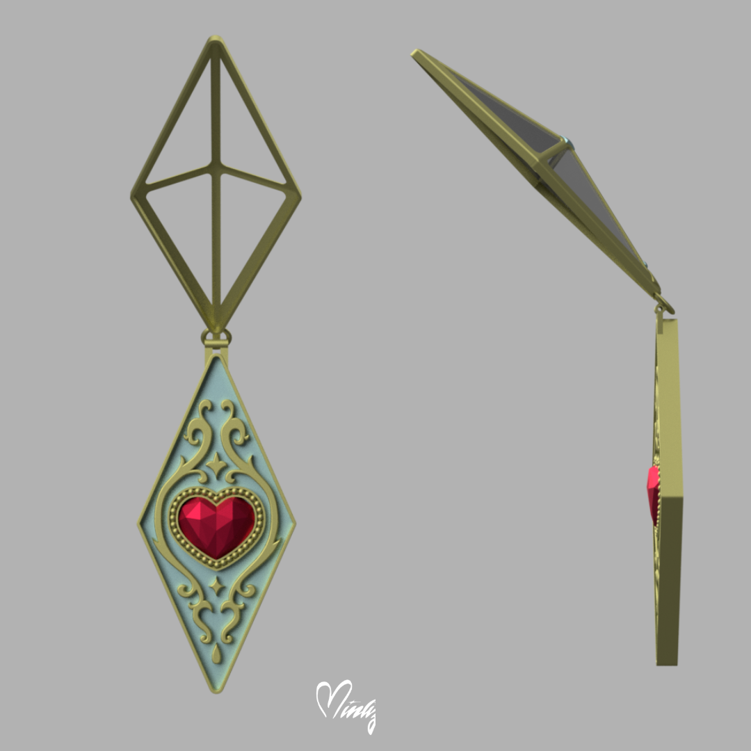 3D Model | Sugar Sugar Rune - Vanilla Necklace