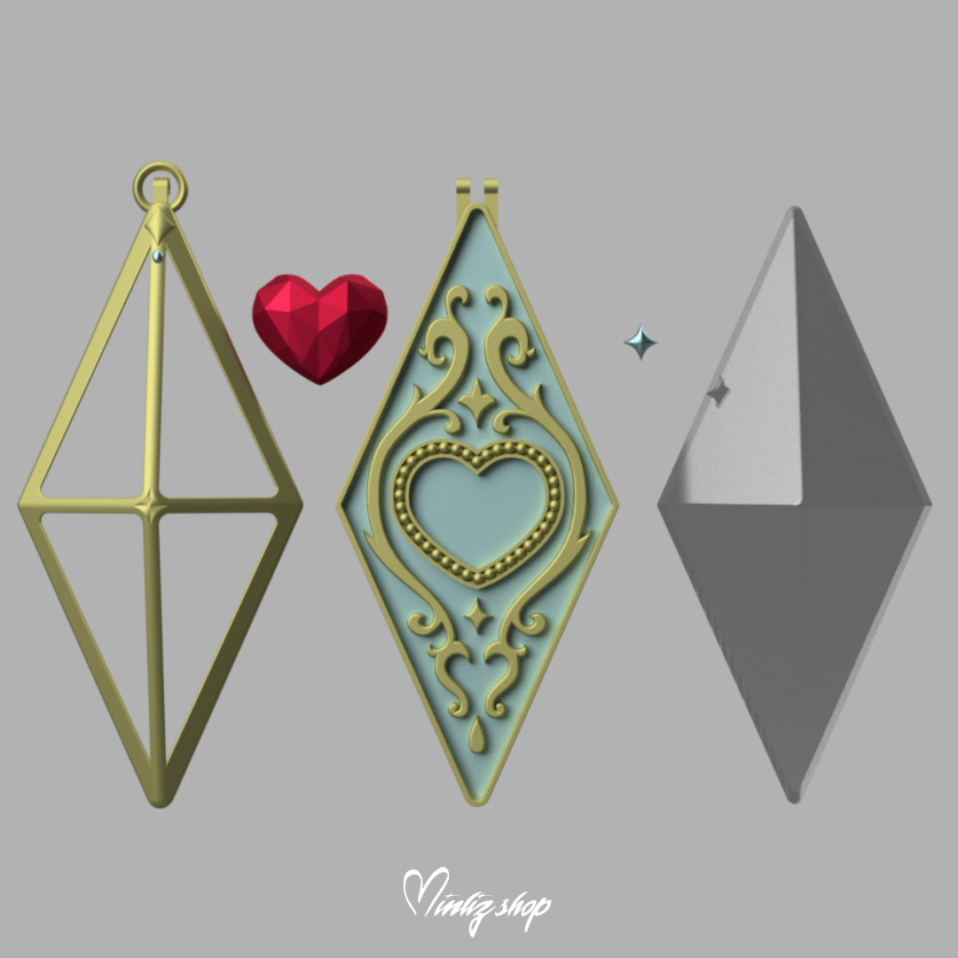 3D Model | Sugar Sugar Rune - Vanilla Necklace