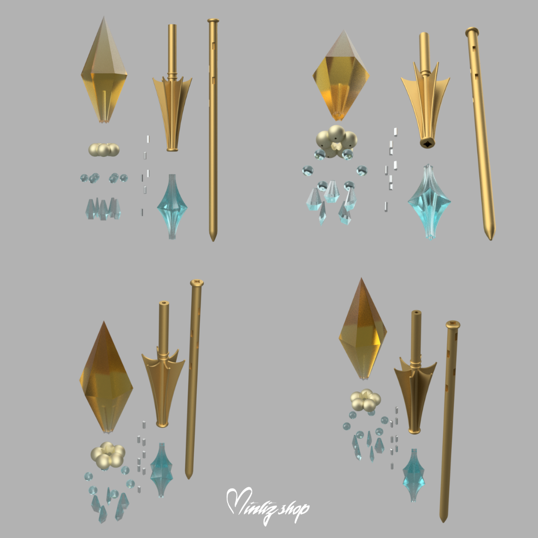3D Model | Sugar Sugar Rune - Vanilla Wand Manga vers