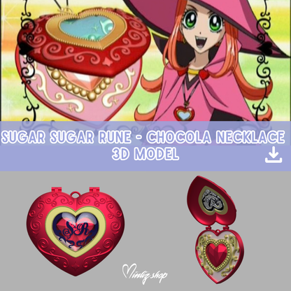 3D Model | Sugar Sugar Rune - Chocola Necklace