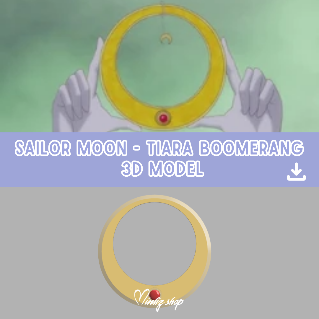 3D Model | Sailor Moon Tiara Boomerang