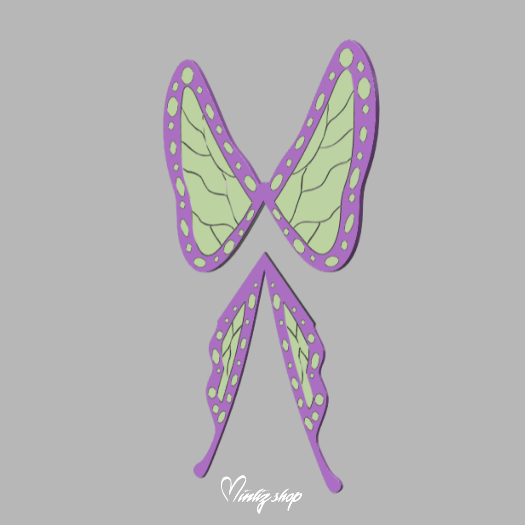 3D Model | Shinobu Butterfly Hairpin Demon Slayer