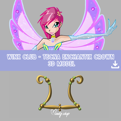 3D Model | Winx Club Tecna Enchantix crown