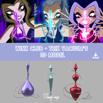 3D Model | Winx Club Trix Vacuums Icy Darcy Stormy