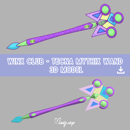 3D Model | Winx Club Tecna Mythix Wand