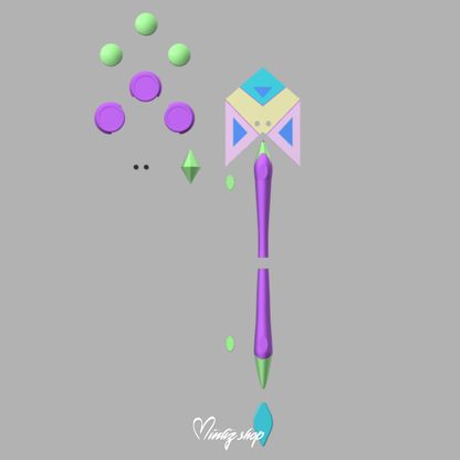 3D Printed Kit | Winx Club Tecna Mythix Wand