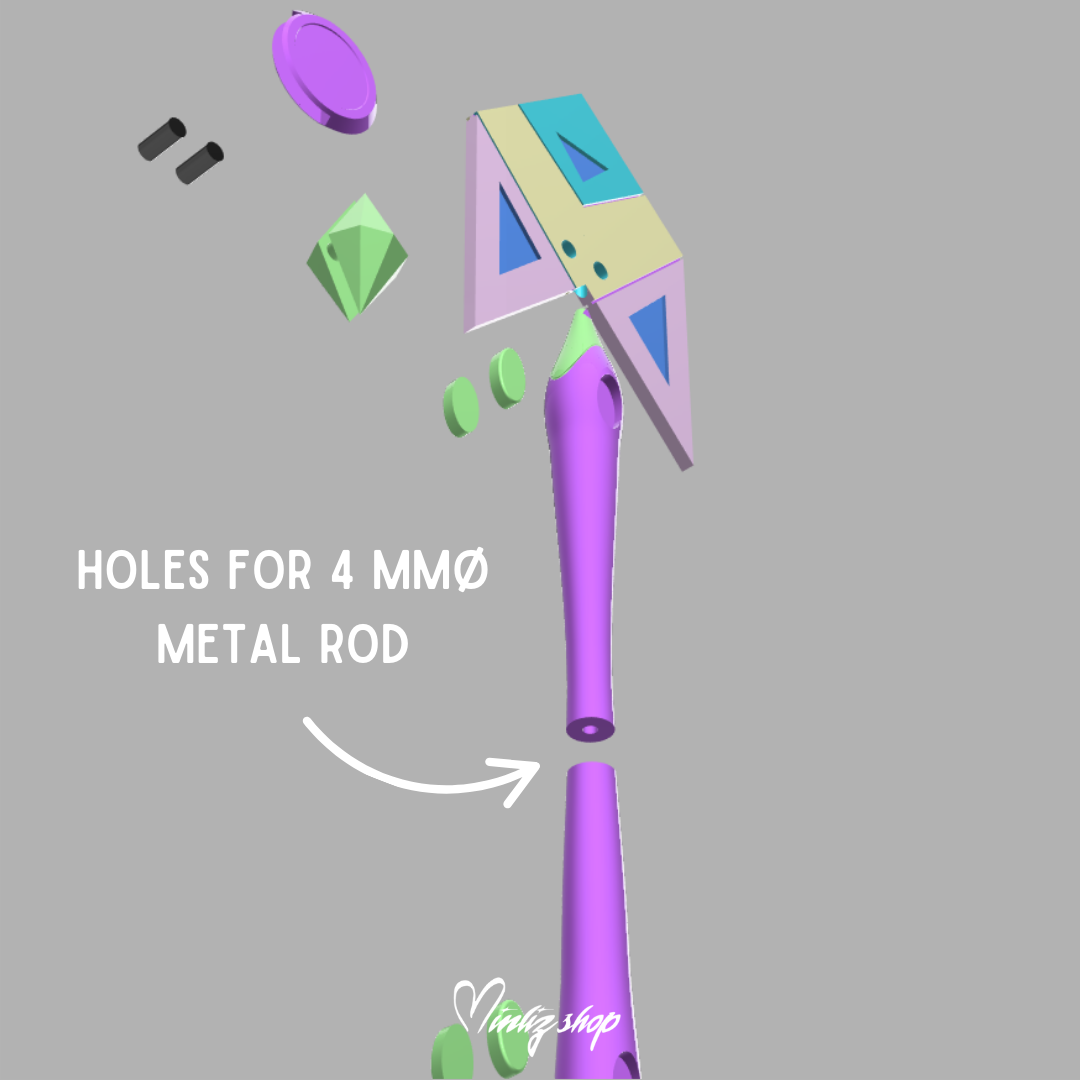 3D Printed Kit | Winx Club Tecna Mythix Wand