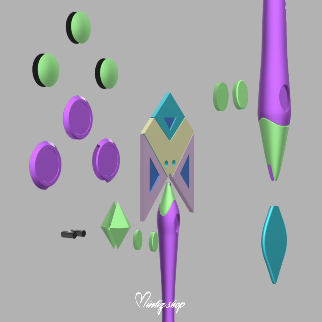 3D Model | Winx Club Tecna Mythix Wand