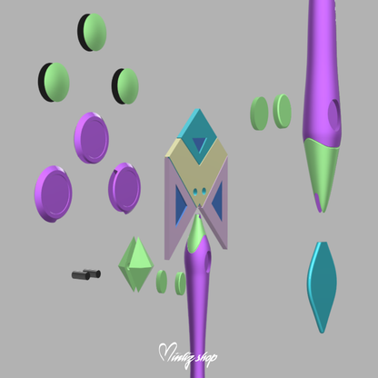 3D Model | Winx Club Tecna Mythix Wand