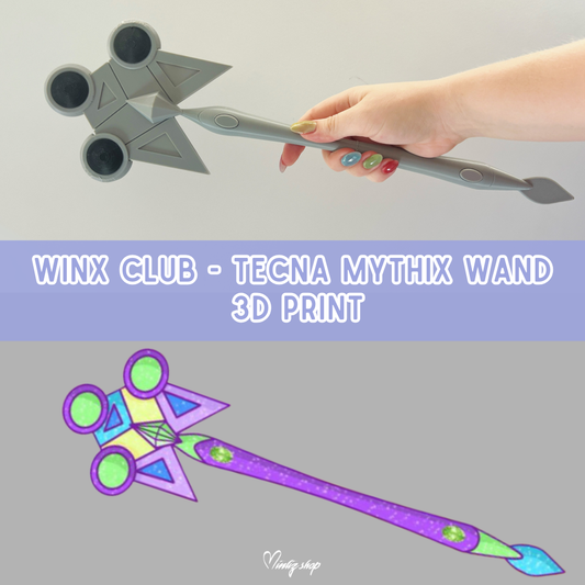 3D Printed Kit | Winx Club Tecna Mythix Wand