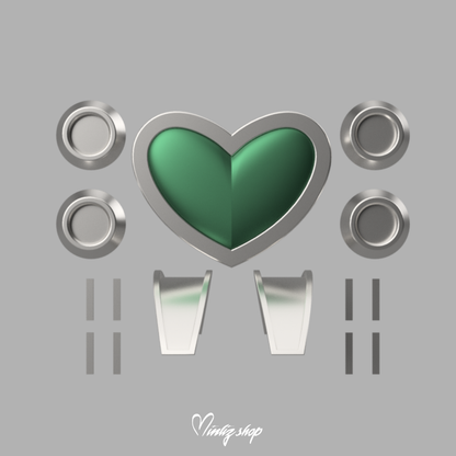 3D Model | Totally Spies - Bodysuit accessories