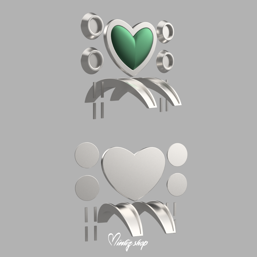 3D Model | Totally Spies - Bodysuit accessories