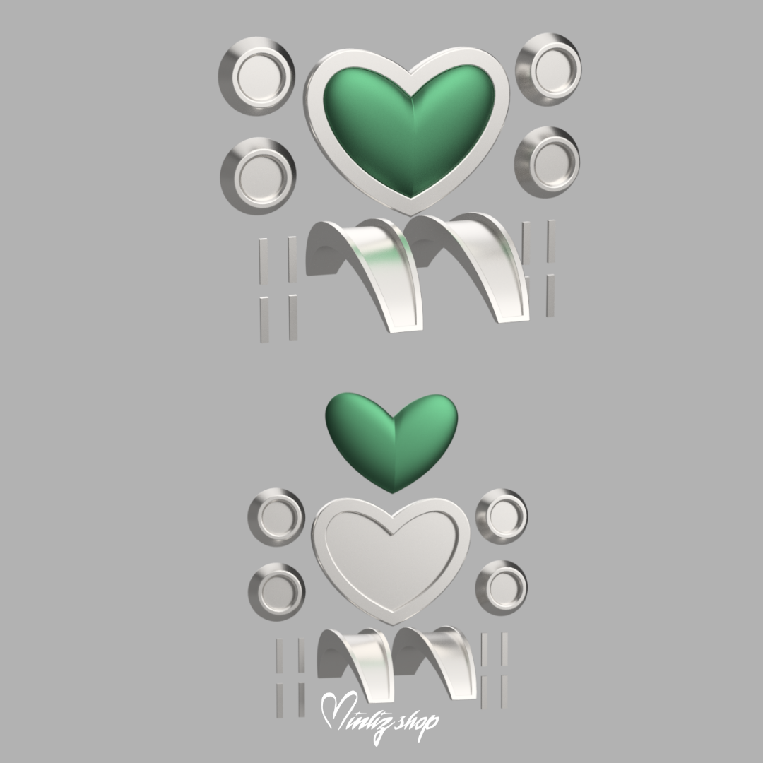 3D Model | Totally Spies - Bodysuit accessories