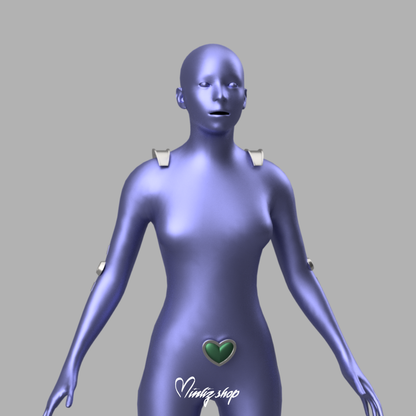 3D Model | Totally Spies - Bodysuit accessories