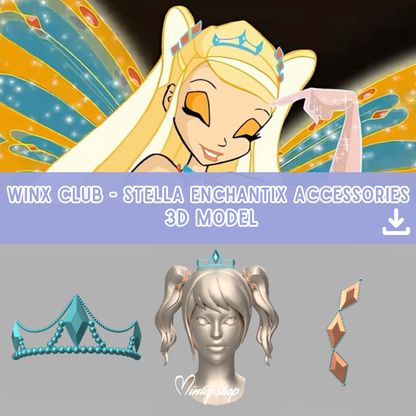 3D Model | Winx Club Stella Enchantix crown