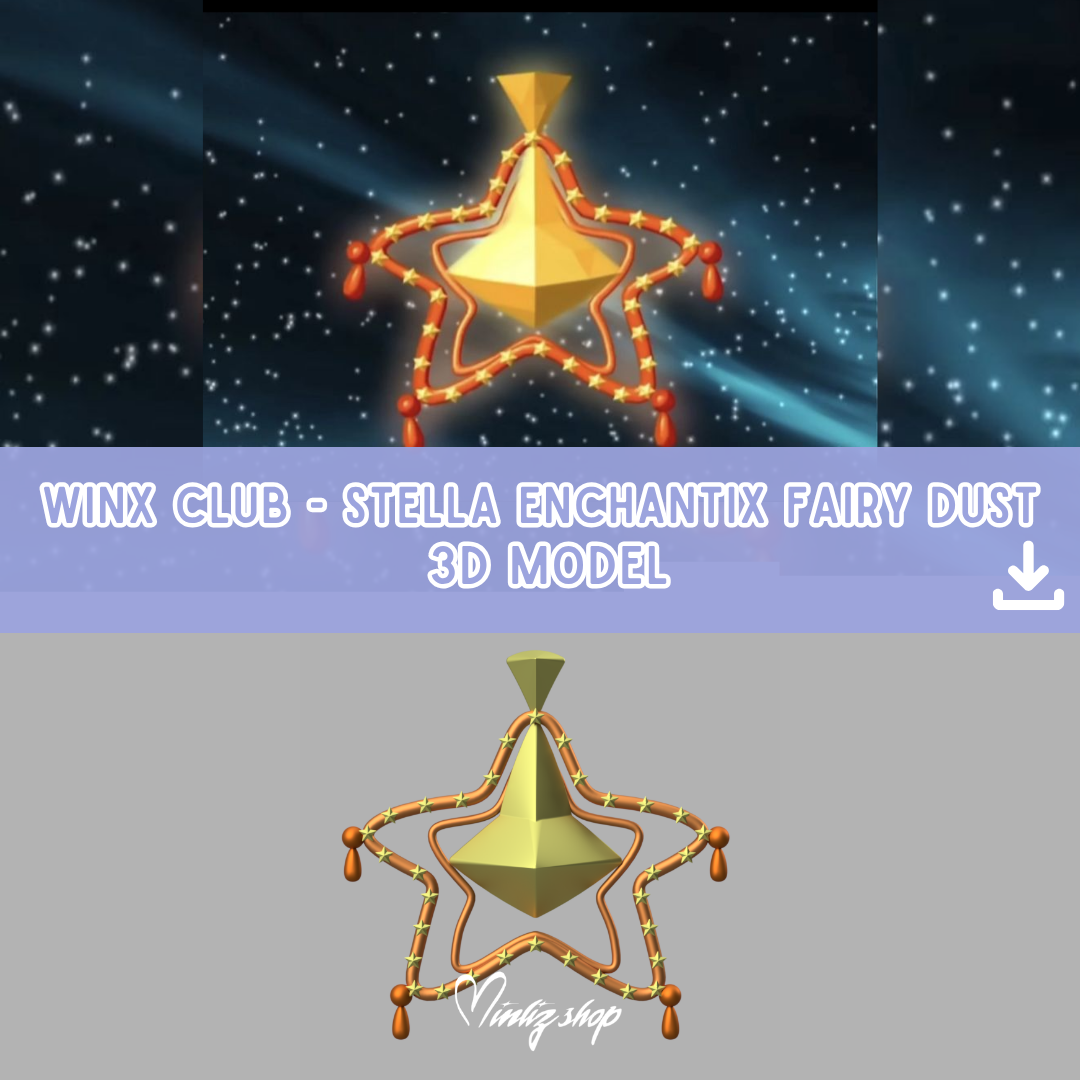 3D Model | Winx Club Stella Enchantix Fairy Dust Bottle