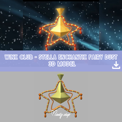 3D Model | Winx Club Stella Enchantix Fairy Dust Bottle