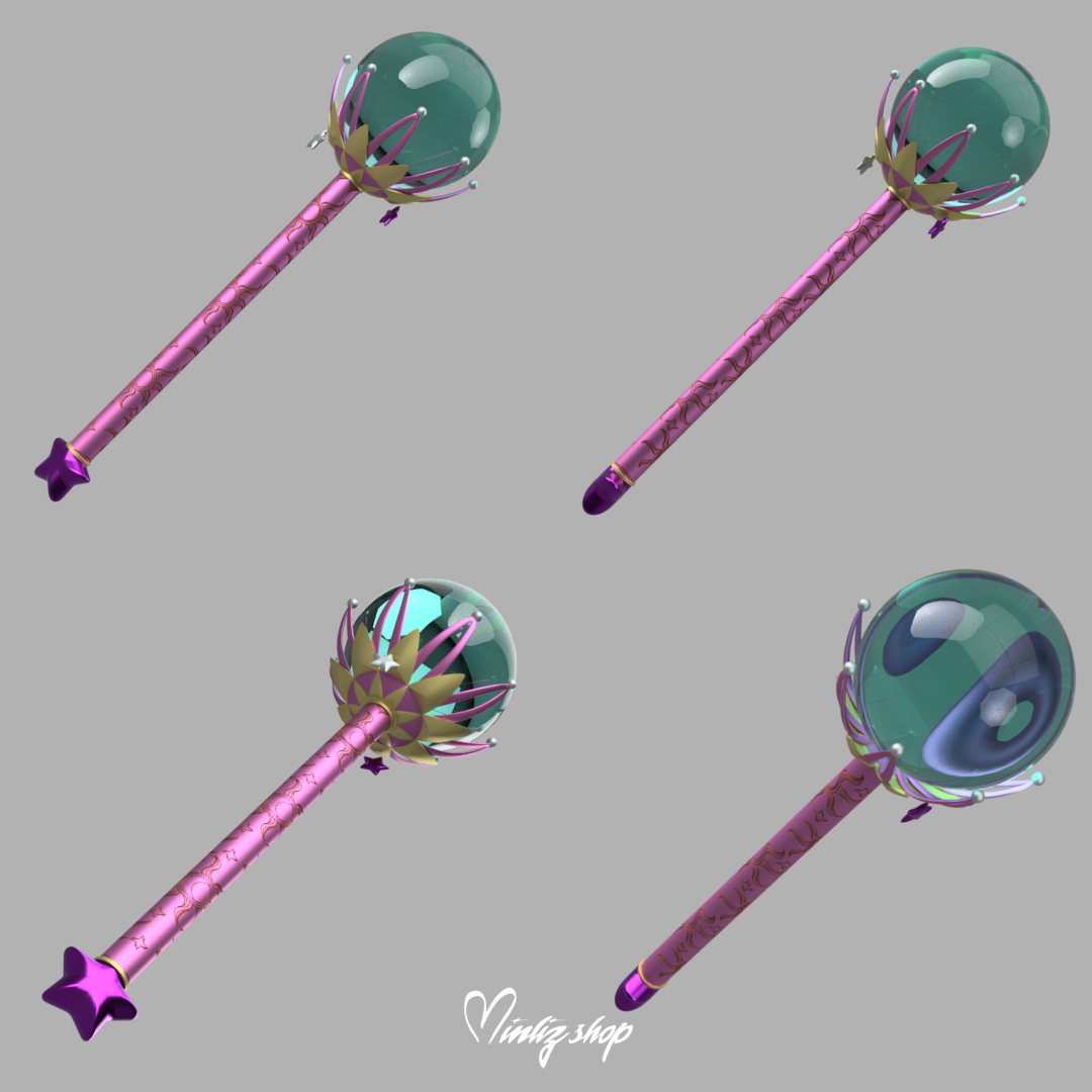 3D Model | Winx Club Reboot The Magic is Back Stella Magic Wand