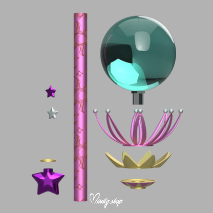 3D Model | Winx Club Reboot The Magic is Back Stella Magic Wand