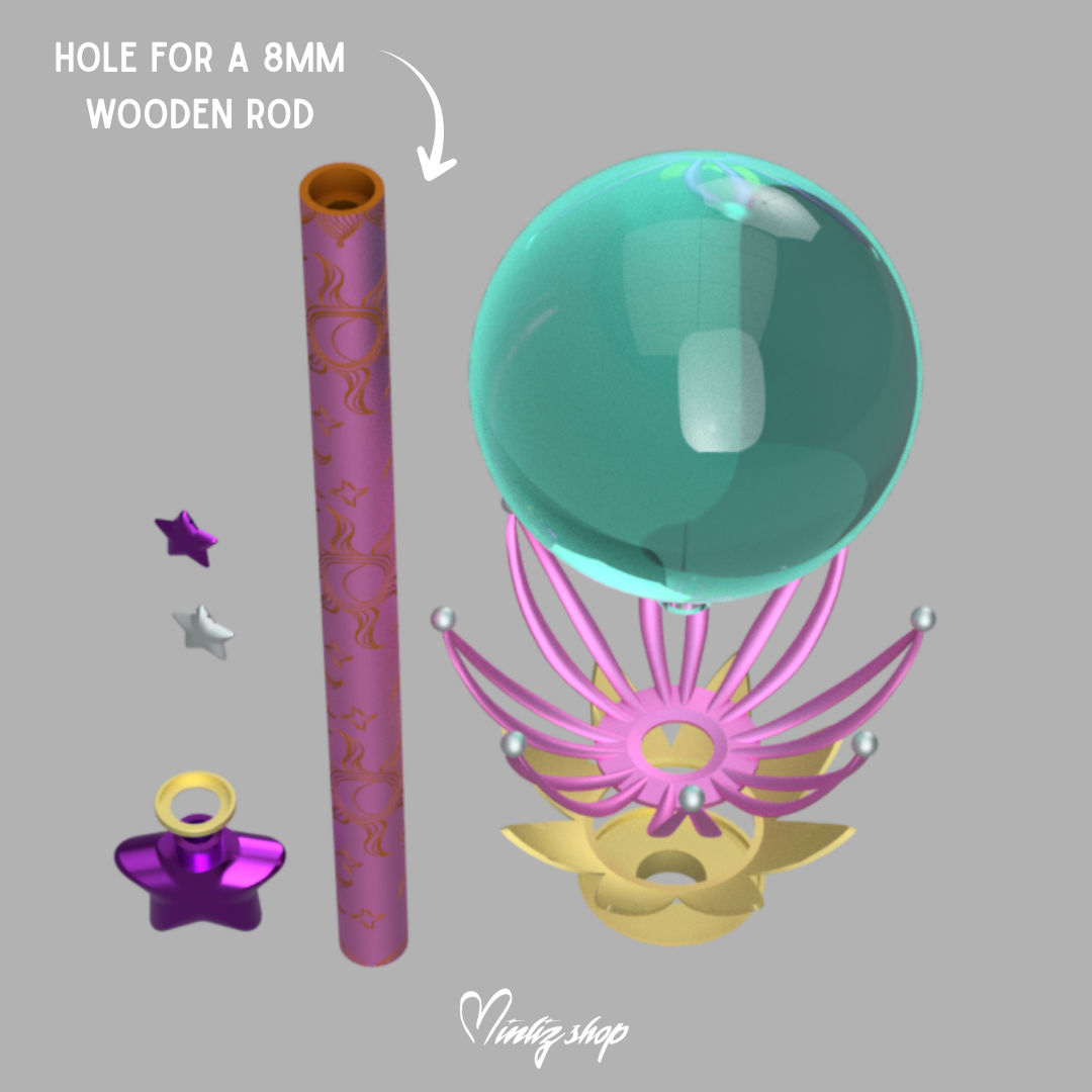 3D Model | Winx Club Reboot The Magic is Back Stella Magic Wand