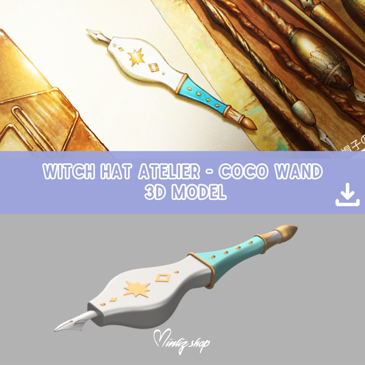 3D Model | Witch Hat Atelier Pen / Wand Coco
