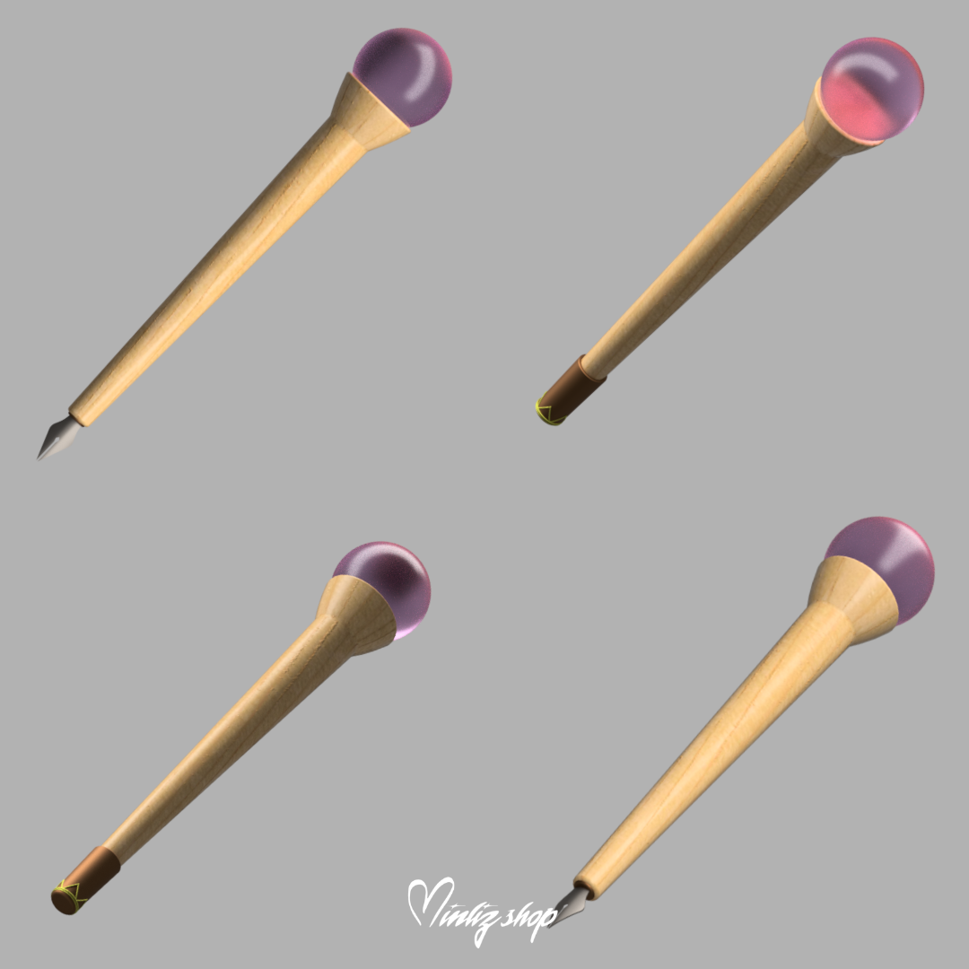 3D Model | Witch Hat Atelier Pen / Wand Coco