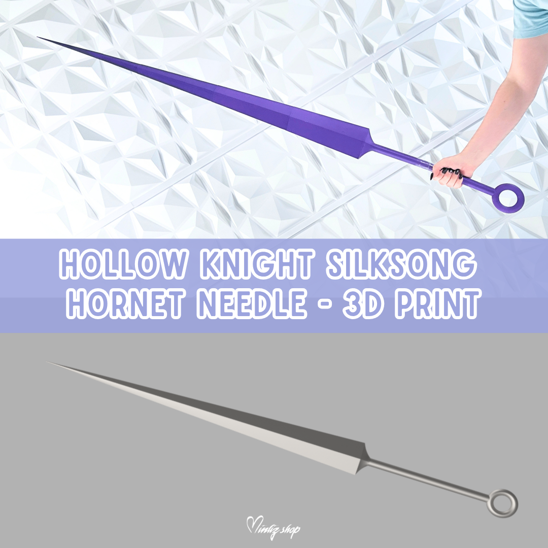 3D Printed Kit of Hollow Knight Silksong Hornet Needle / Weapon