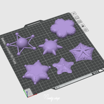 3D Model | Winx Club Water Stars Bloom Stella Flora Tecna Musa Layla
