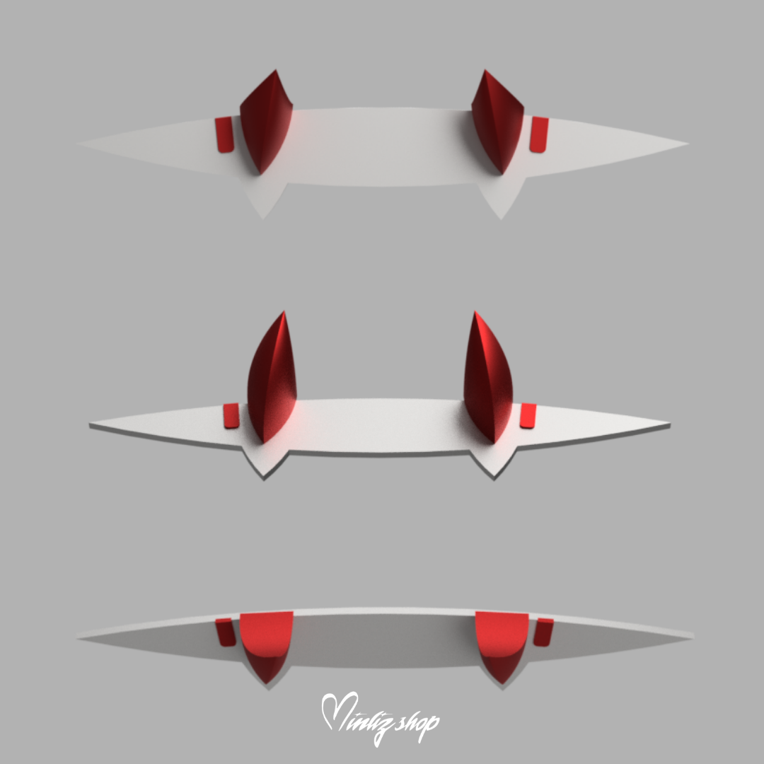 3D Model | Zero Two headband from Darling in the Franxx