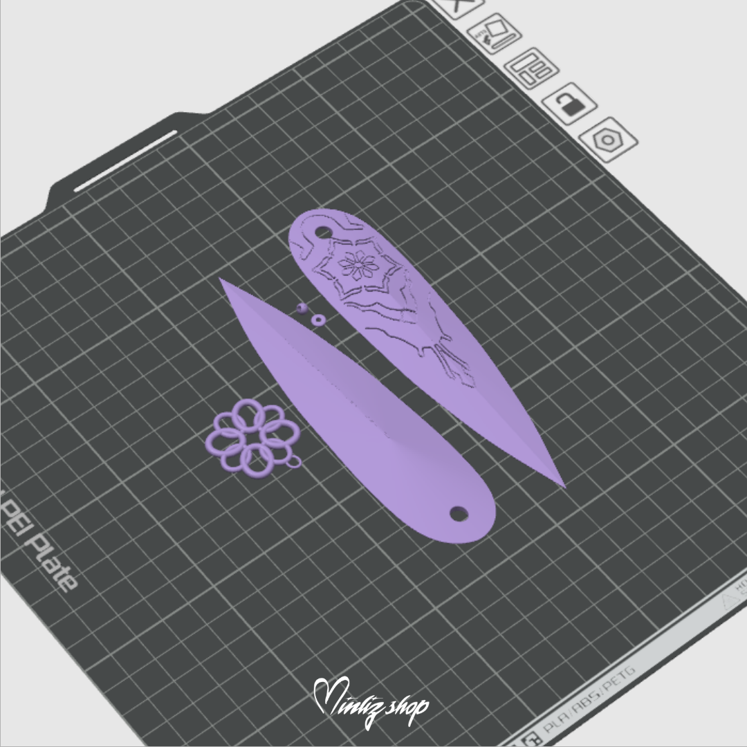 3D Model Kpop Demon Hunters Zoey's weapon / shin-kal