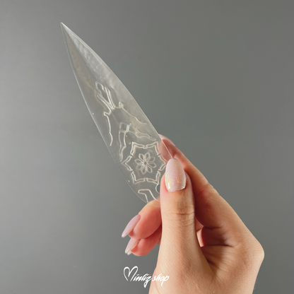 3D Printed Kit Kpop Demon Hunters Zoey's weapon / shin-kal