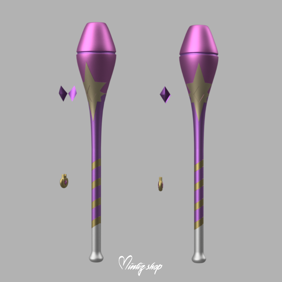 3D Model | Lolirock - Clubs of Calix / Carissa Weapons