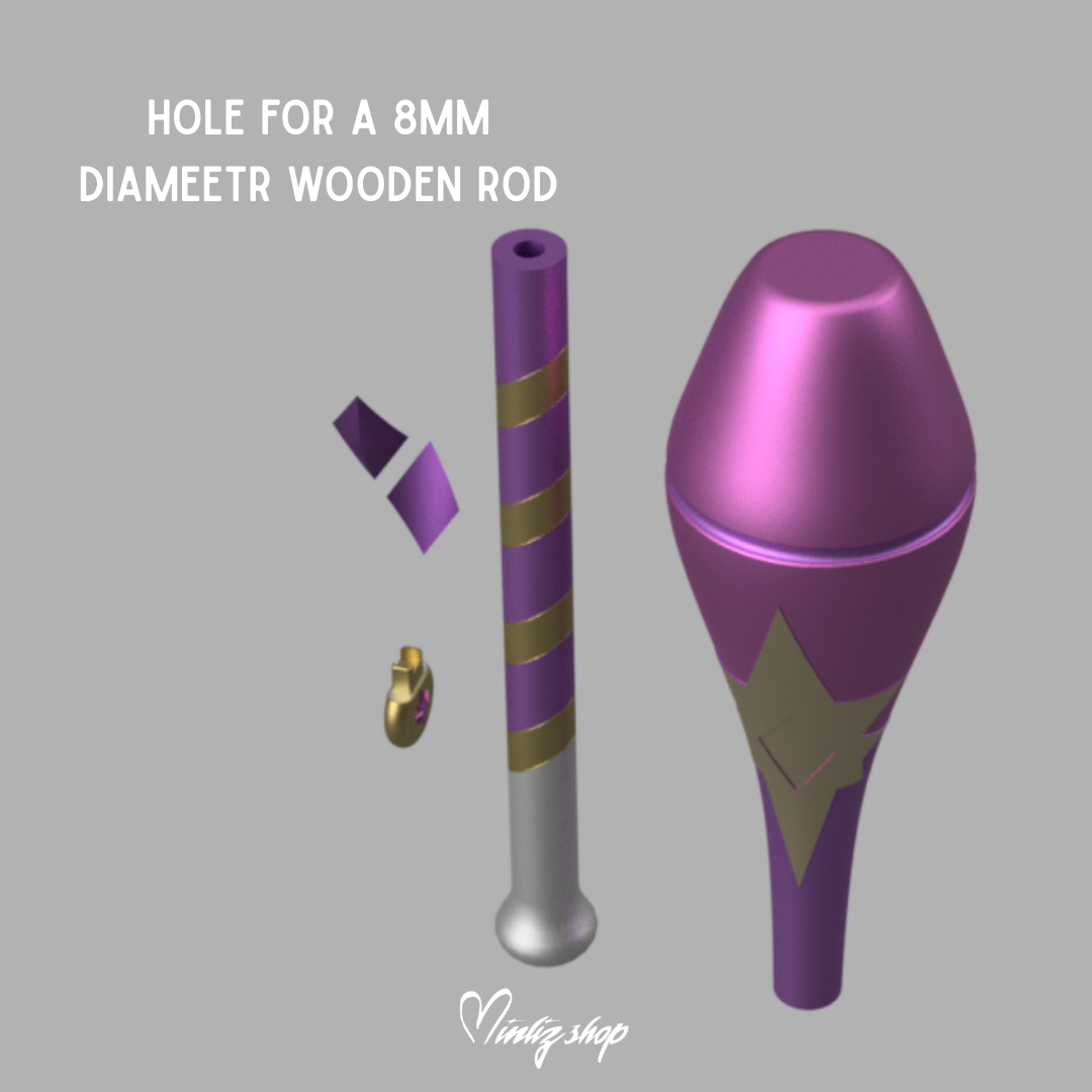3D Model | Lolirock - Clubs of Calix / Carissa Weapons