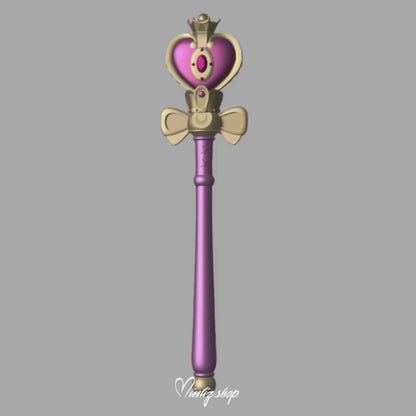 3D Model | Sailor Moon Spiral Heart Moon Rod Crystal version