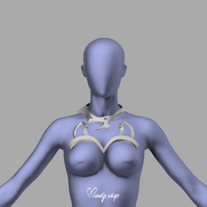 3D Model | KDA Ahri Firestarter Top and Collar